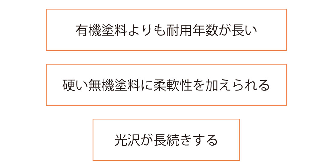 汚れにくくて長持ち